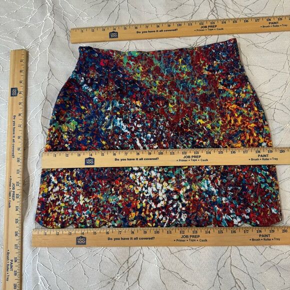 Attyre Skort Set of 2 Blue Black Abstract Design Scallop Hem Tennis Golf SZ10 - Picture 5 of 13